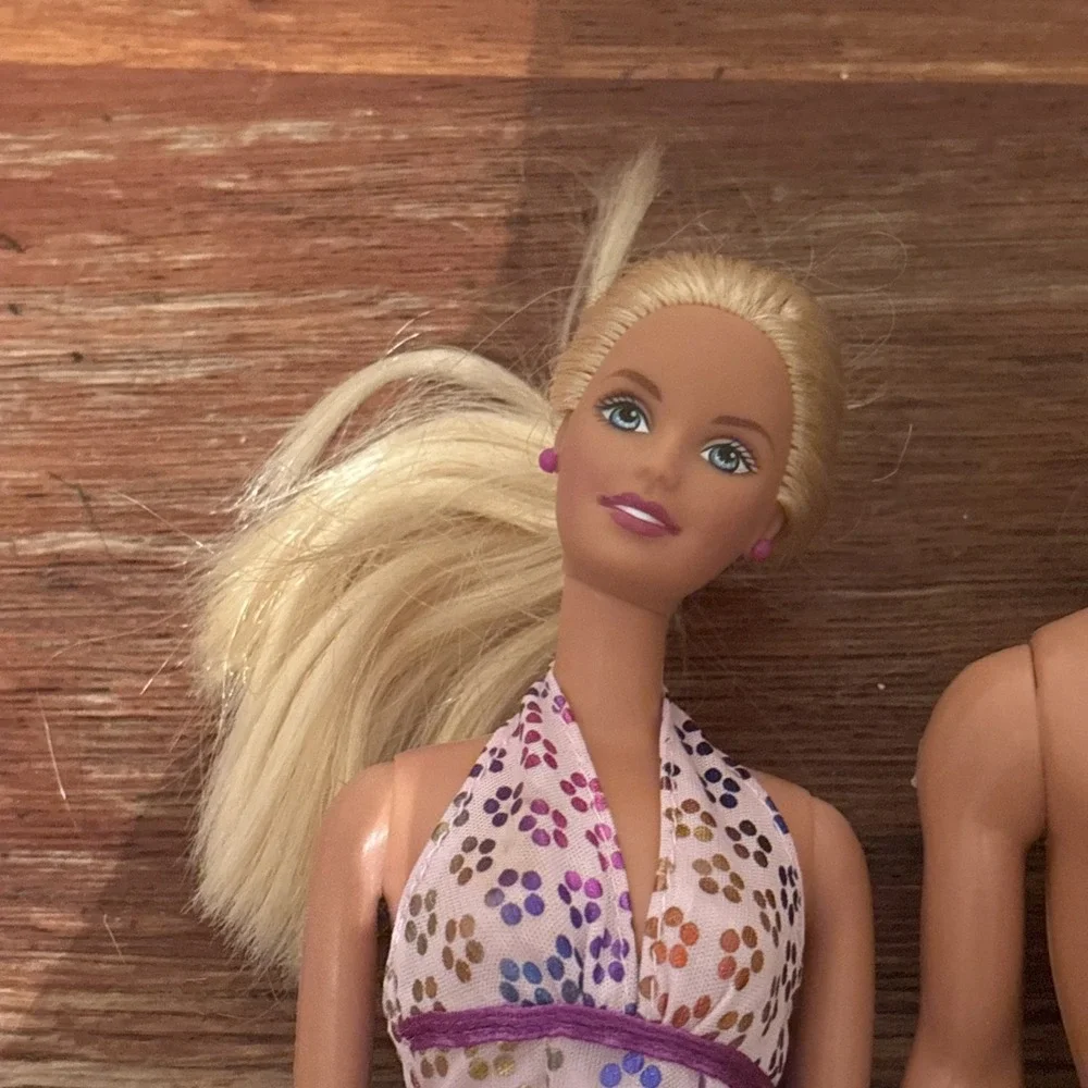 Vintage Barbie Doll Mattel Lot 3 Dolls 90s Heads 60s Bodies. 2 Girls 1 Boy